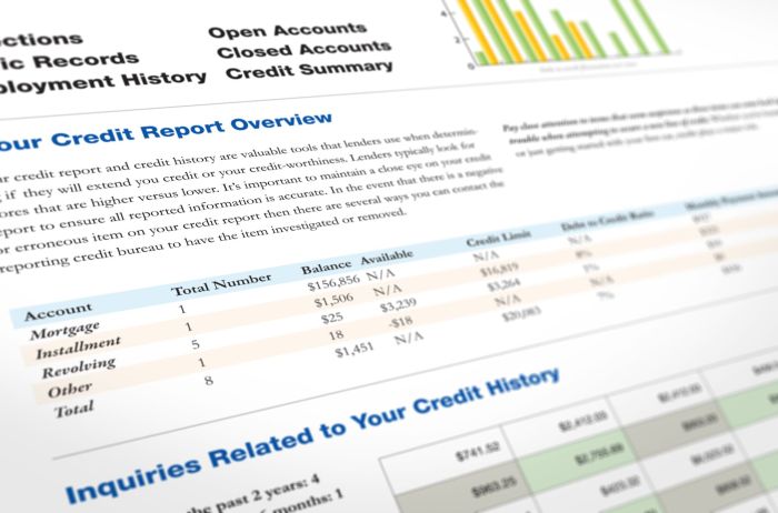 Credit report